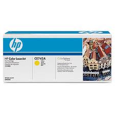 HP  CE742A (307A) SARI TONER 7.300 SAYFA Resim-1