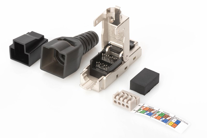 DIGITUS Digitus Zırhlı Saha Tipi RJ45 CAT6A Konnektör