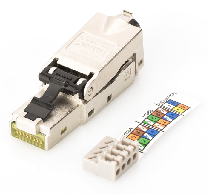 DIGITUS Digitus Zırhlı Saha Tipi RJ45 CAT6A Konnektör