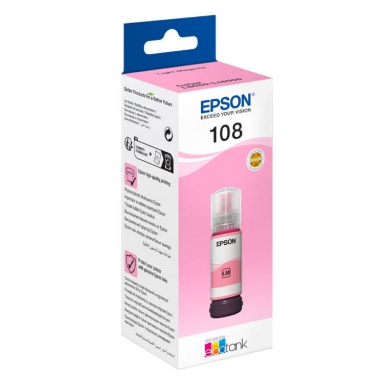 EPSON  C13T09C64A (108) AÇIK KIRMIZI MÜREKKEP 70ML L10850