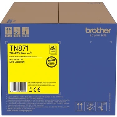 BROTHER TN-871Y Sarı Orjinal Toner Resim-1