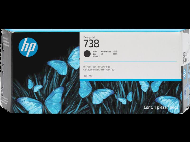 HP HP 498N8A Siyah DesignJet Ink Kartuş (738)