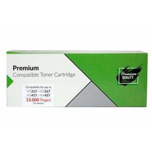 OEM Lazer Toner Lexmark(Muadil) MS317/417 - MX317/417 13.000 Sayfa Laser Siyah Toner