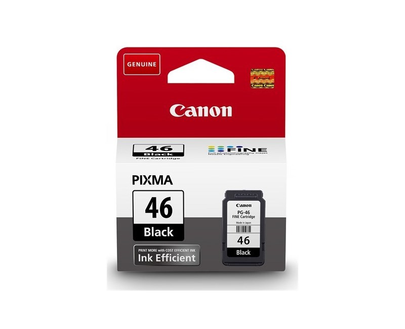 CANON PG-46 Siyah Mürekkep Kartuş Black Ink Cartridge 9059B001