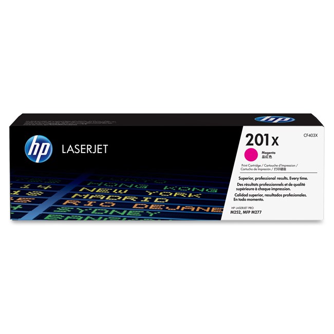 HP  CF403X (201X) MACENTA YUKSEK KAPASITELI TONER 2.300 SAYFA