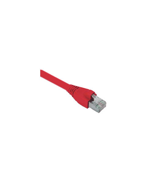 HCS Cat6A S/FTP Patch Cord LSOH 0,5m Kırmızı T6A-00486-056