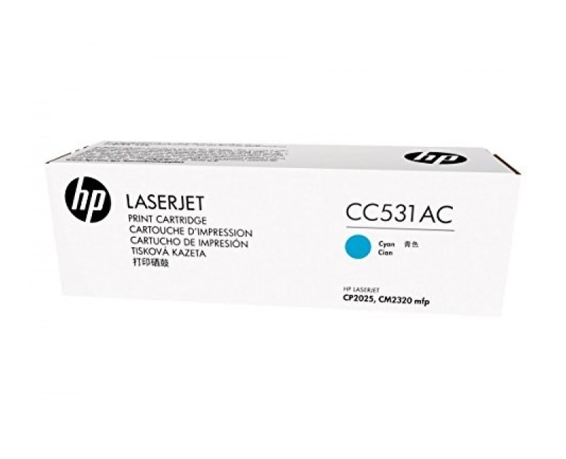 HP 304A-CC531AC Mavi Orjinal Toner