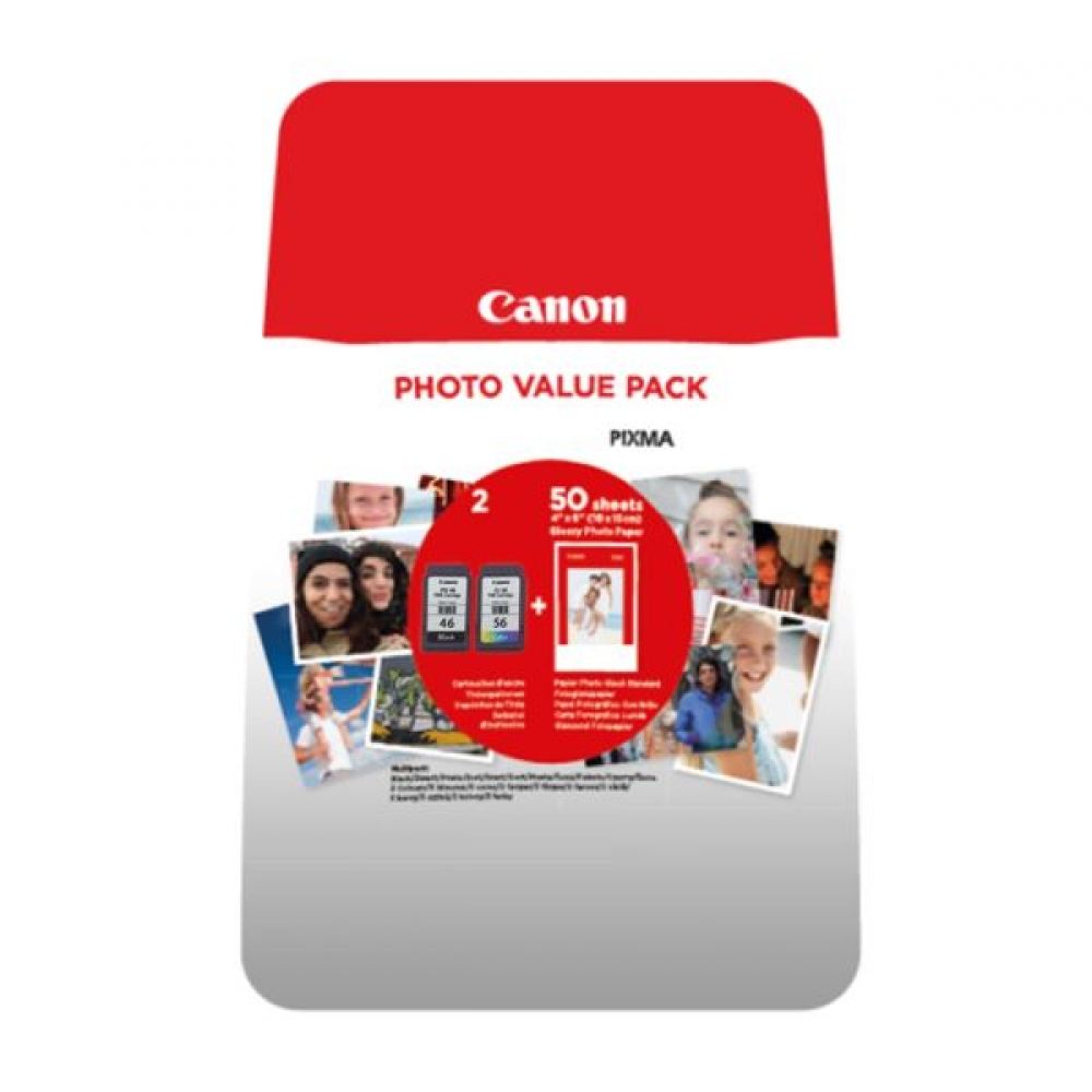 CANON KRT PG-46/CL-56 PHOTO VALUE PACK BLIST PG46-CL56-PHOTO