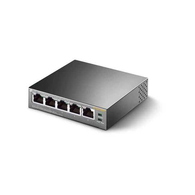 TP-LINK 5 PORT 10/100/1000 MBPS SWITCH 4-PORT PoE TL-SG1005P