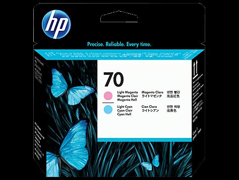 HP C9405A Inkjet a.mavi ve a.kırmızı kartuş no 70 130ml baskı kafası Resim-1