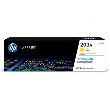 HP 203A Sarı Orijinal LaserJet Toner CF542A Resim-1