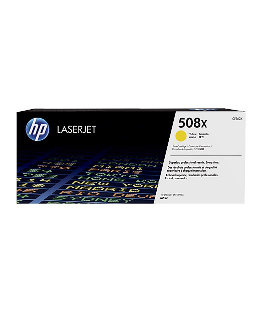 HP 508X-CF362X Sarı Orjinal Toner Yüksek Kapasiteli