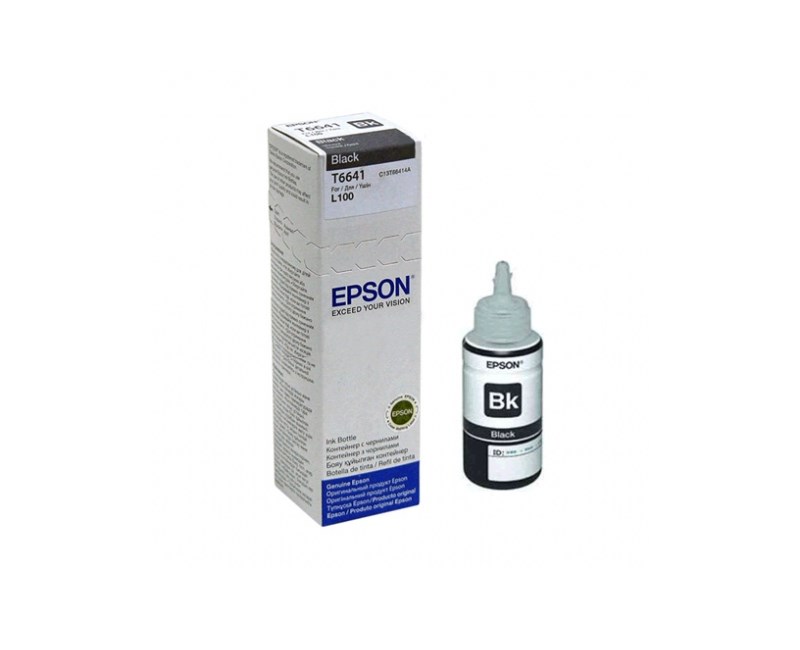 EPSON C13T66414A SİYAH KARTUŞ EP/M 70ml (L100-L200) Resim-1