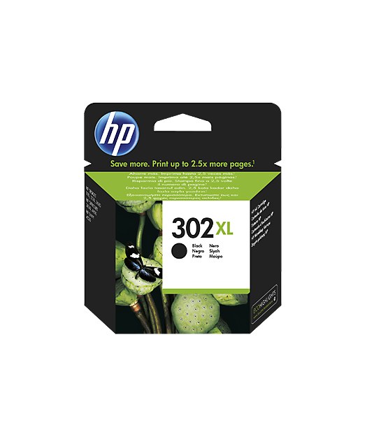 HP F6U68AE Black Mürekkep Kartuş (302XL) F6U68AE Resim-1