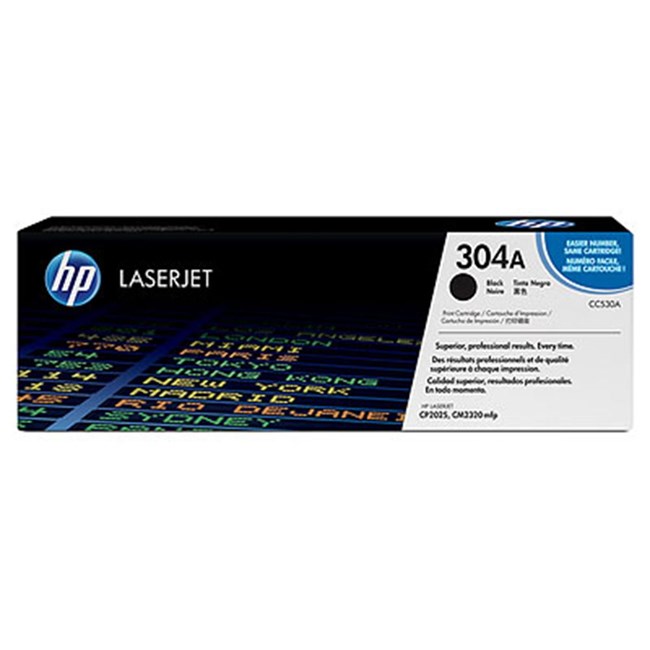 HP 304A-CC530AC Siyah Orjinal Toner