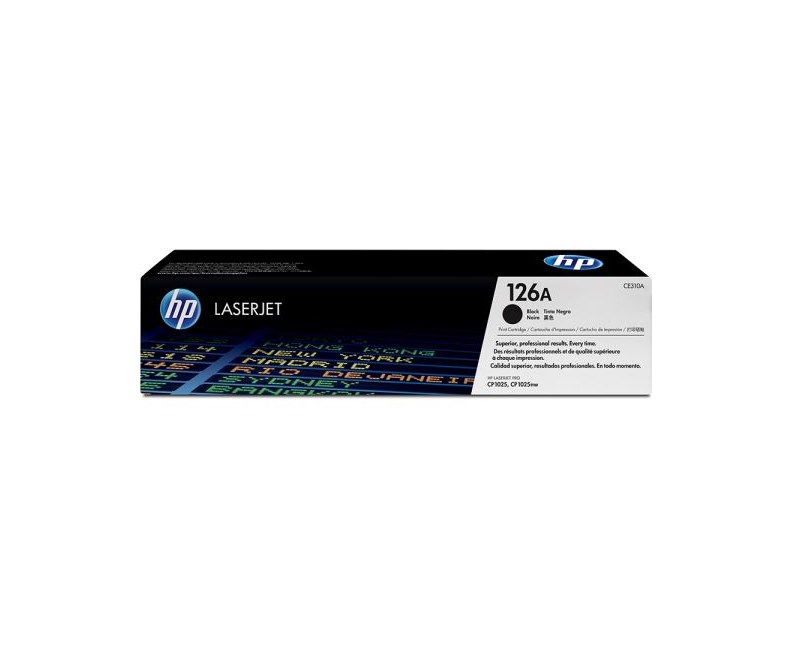 HP HP CE310A (126A) SIYAH TONER 1.200 SAYFA Resim-1