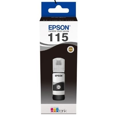 EPSON C13T07C14A (115) SİYAH MÜREKKEP KARTUŞ 70 ML