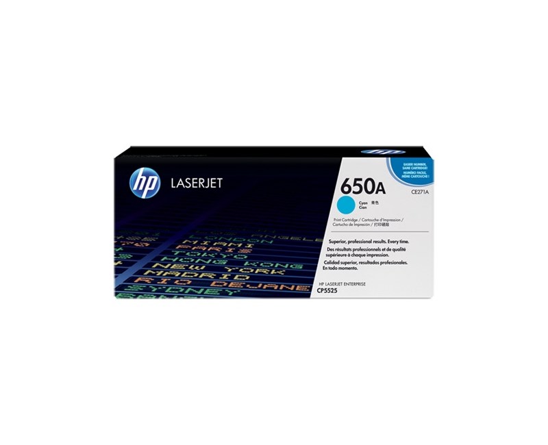 HP 650A-CE271A Mavi Orjinal Toner