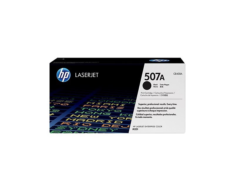 HP 507A-CE400A Siyah Orjinal Toner