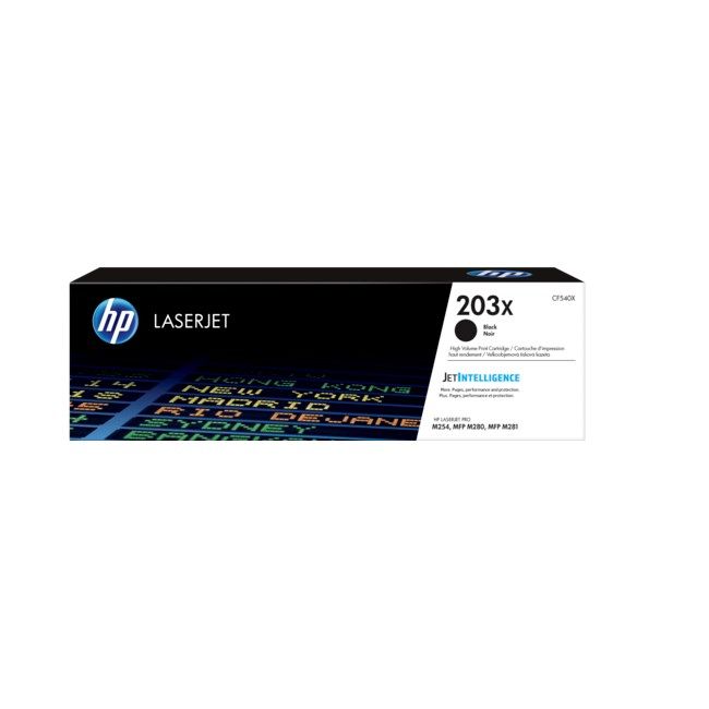 HP 203X Siyah Orijinal LaserJet Toner CF540X Resim-1