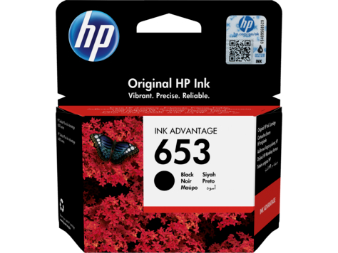 HP 3YM75AE (653) SİYAH MUREKKEP KARTUSU 360 SAYFA