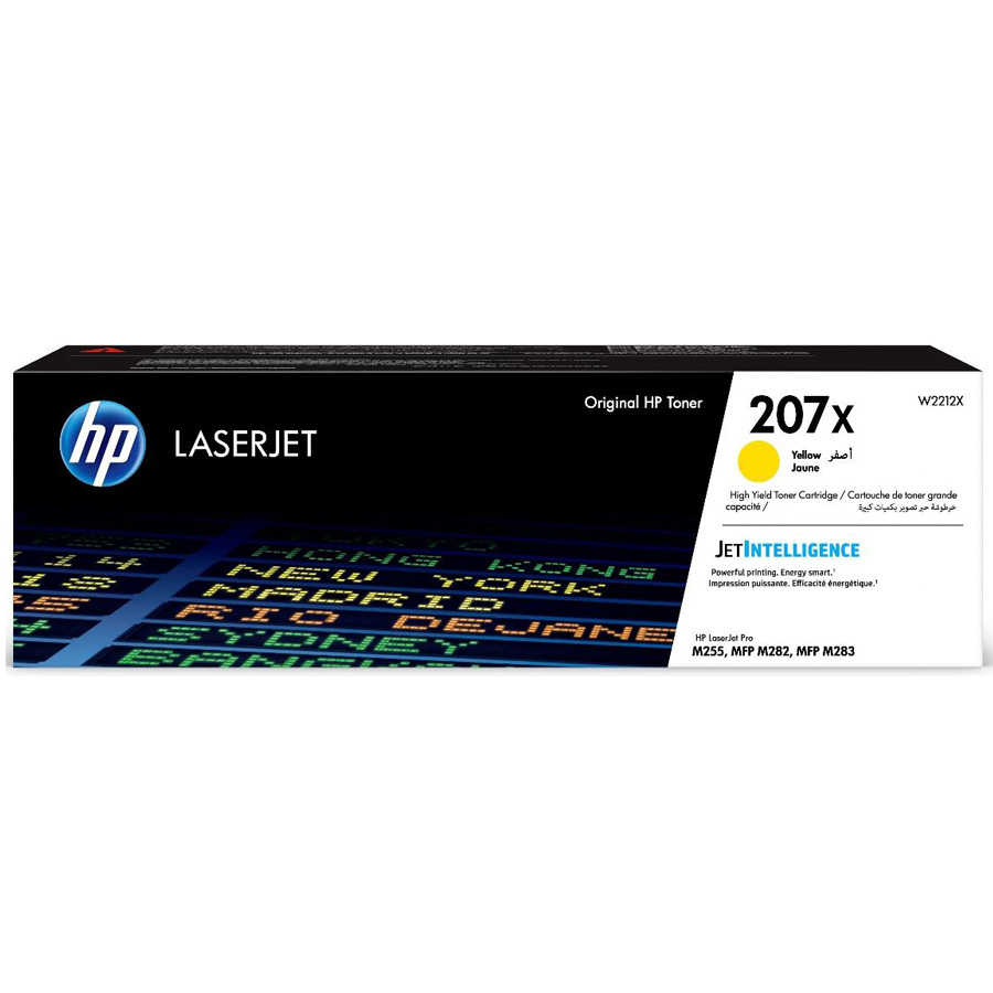 HP W2212X 207X YÜKSEK KAPASİTELİ SARI LASERJET TONER 2.450 SAYFA