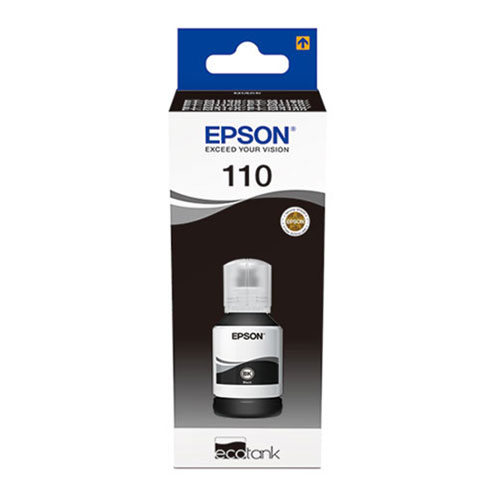 EPSON 110 ECOTANK PİGMENT SİYAH MÜREKKEP ŞİŞE