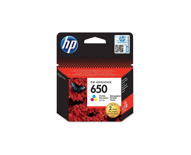 HP CZ102AE Renkli Mürekkep Kartuş (650) Resim-2