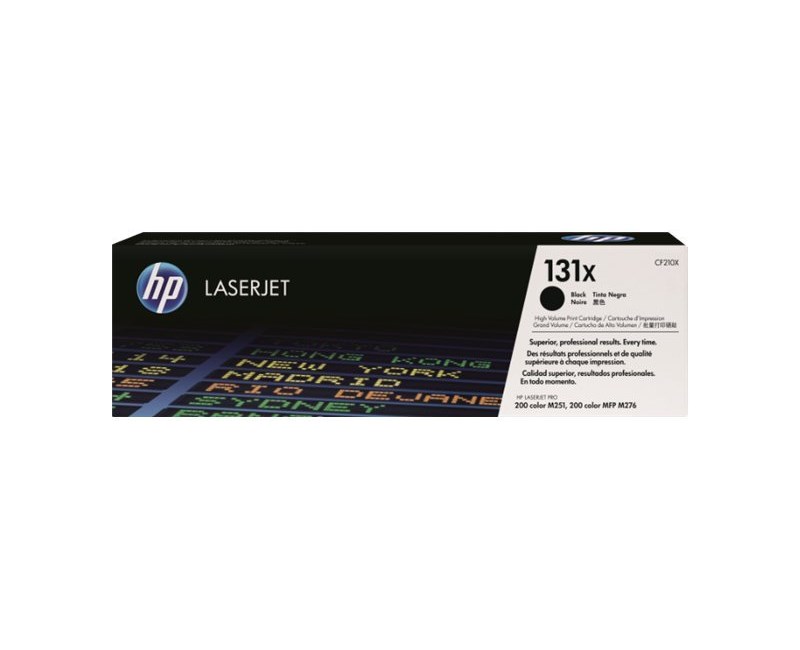 HP 131X-CF210X Siyah Orjinal Toner Yüksek Kapasiteli