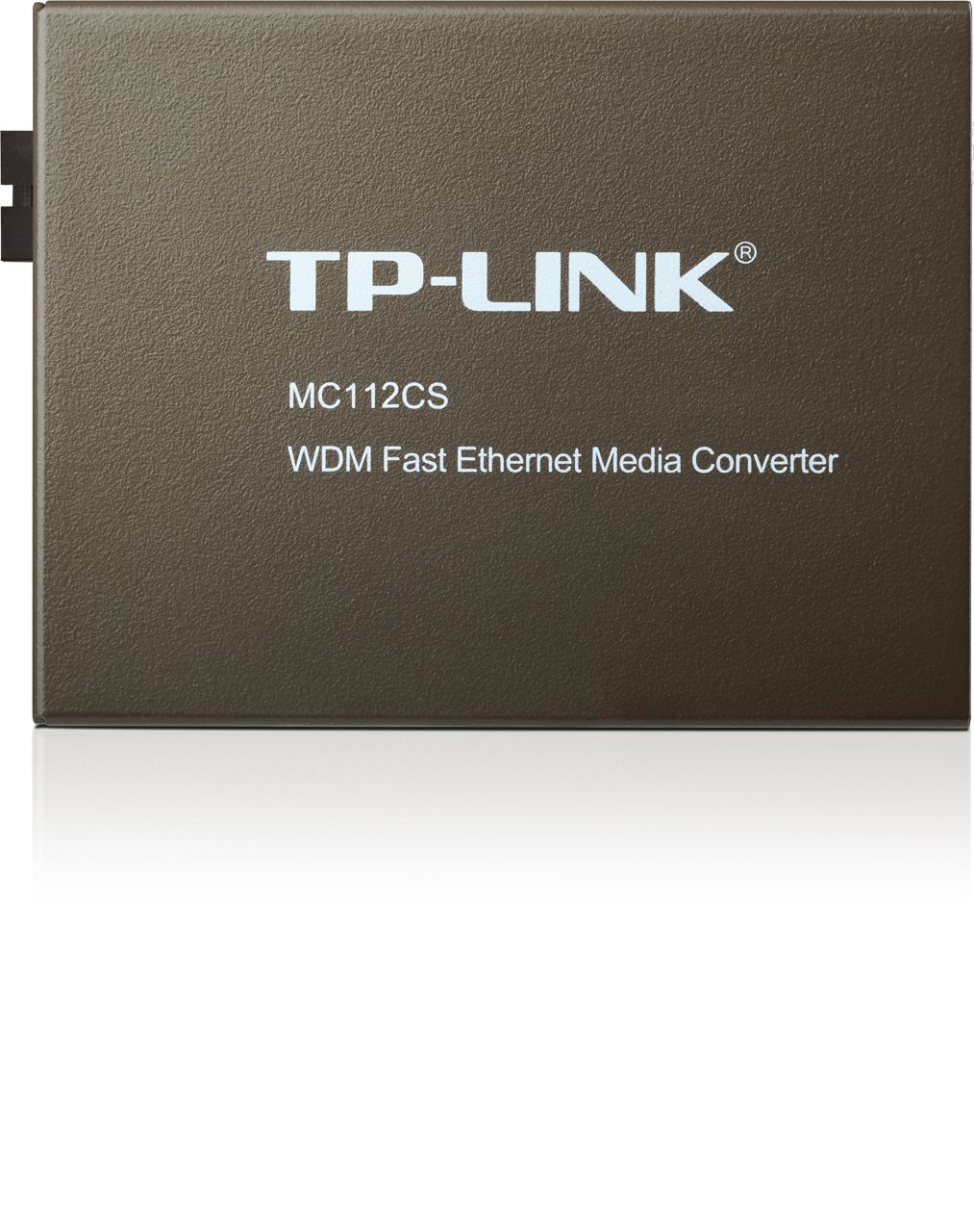 TP-LINK MC112CS WDM Fiber Converter,Singlemode,ÇiftYönlü Fast Ethernet Medya Dönüştürücü